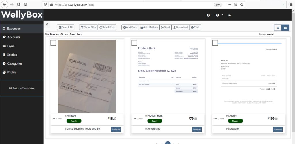 invoices to go login