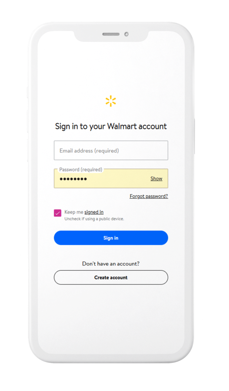 walmart app to save receipts